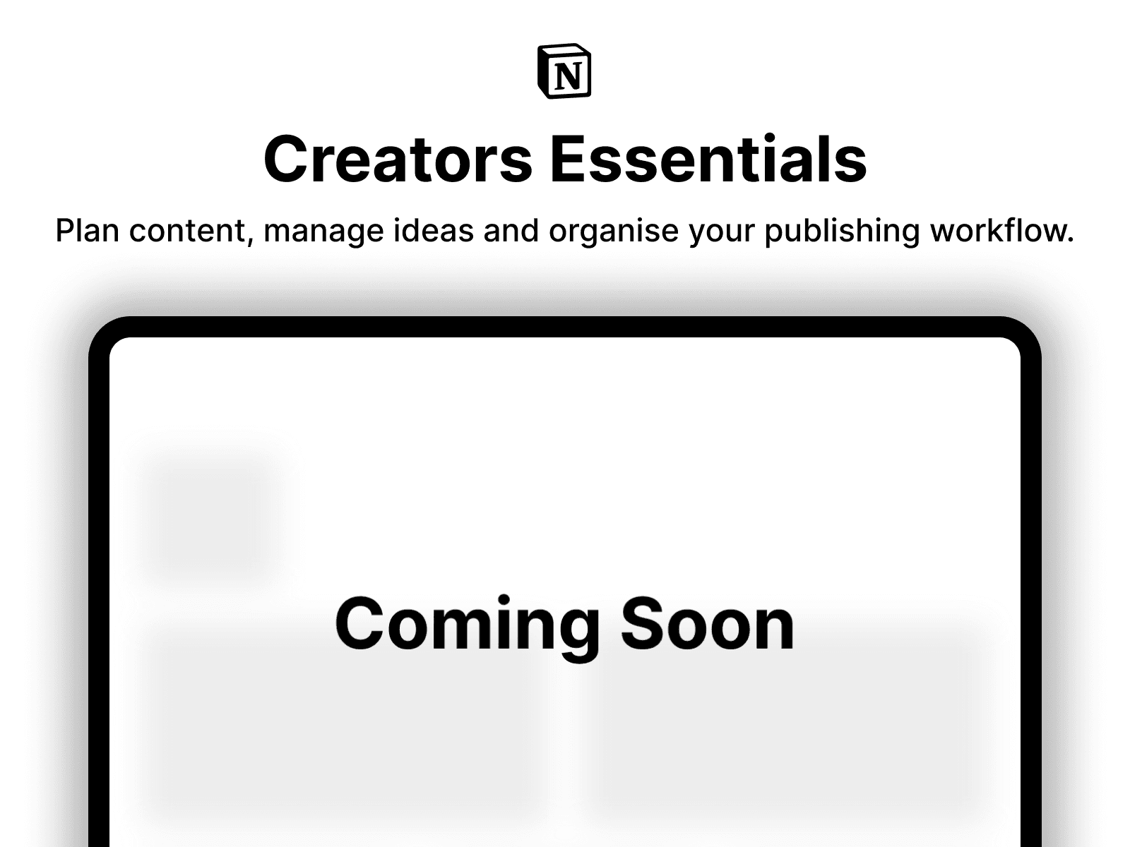 Creators Essentials