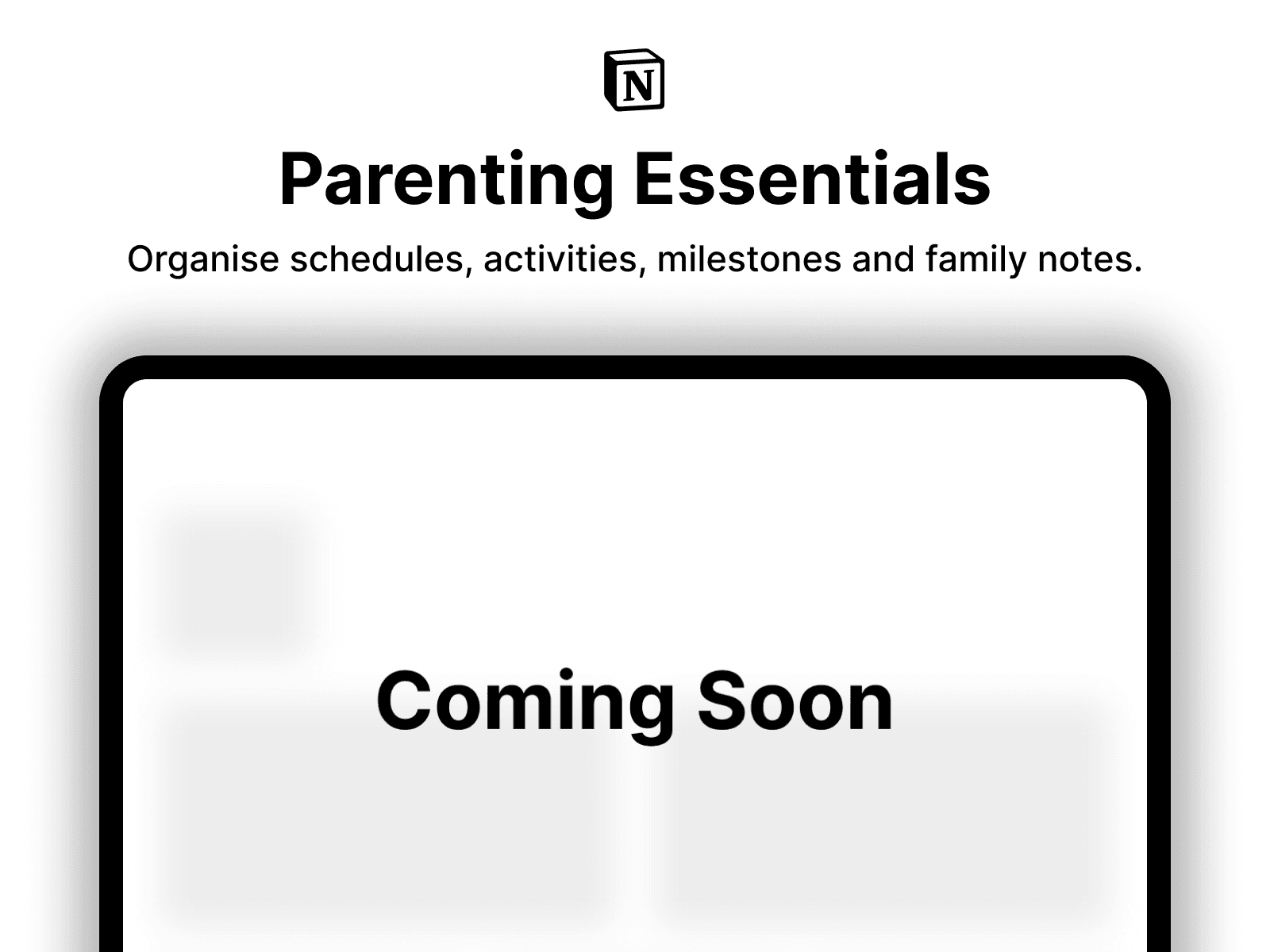 Parenting Essentials